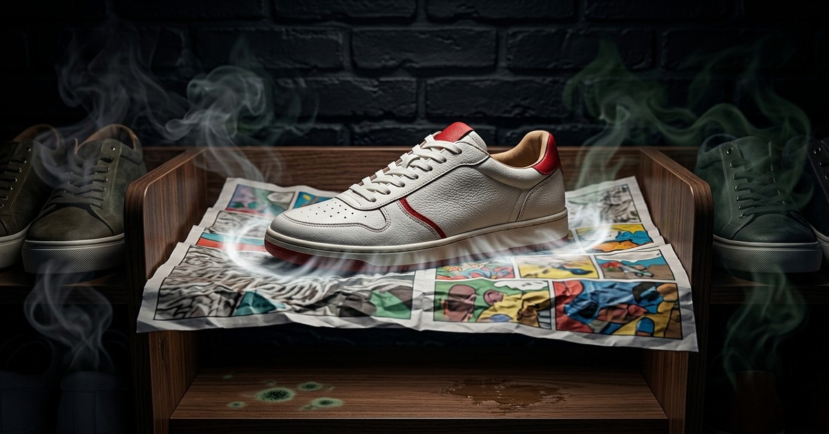 新聞紙で下駄箱のカビと悪臭を同時に防ぐ！そのメカニズムと実践方法